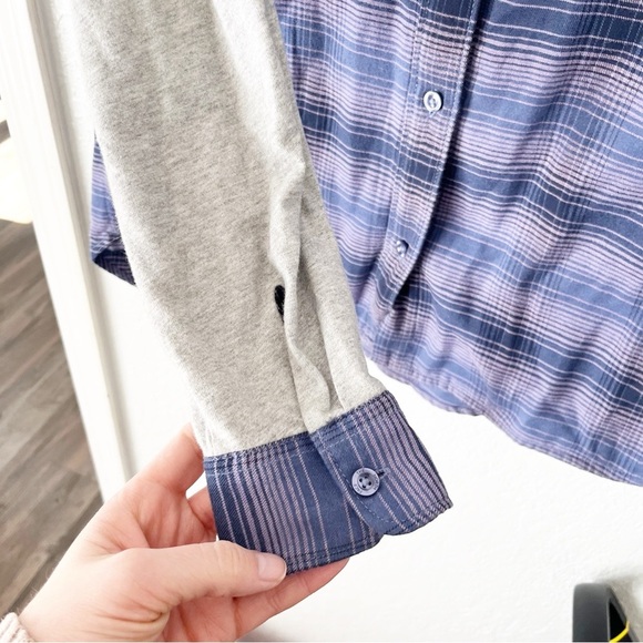 The North Face Jacket Women's Medium Campground Shacket Button Plaid Hoodie - Picture 6 of 12